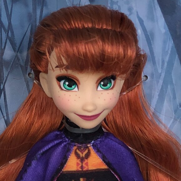 New in Box-Hasbro Disney Frozen Anna Doll with Buildable Olaf Figure & Backpack - Picture 6 of 15